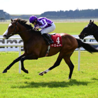 Curragh 16-April-2023.
Point Lonsdale and Wayne Lordan win from Visualisation for trainer Aidan O'Brien.
Healy Racing